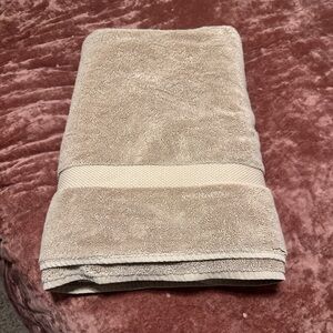 Restoration Hardware Tan Large Oversized Bath Towel Cotton 36”x68” 
100% cotton